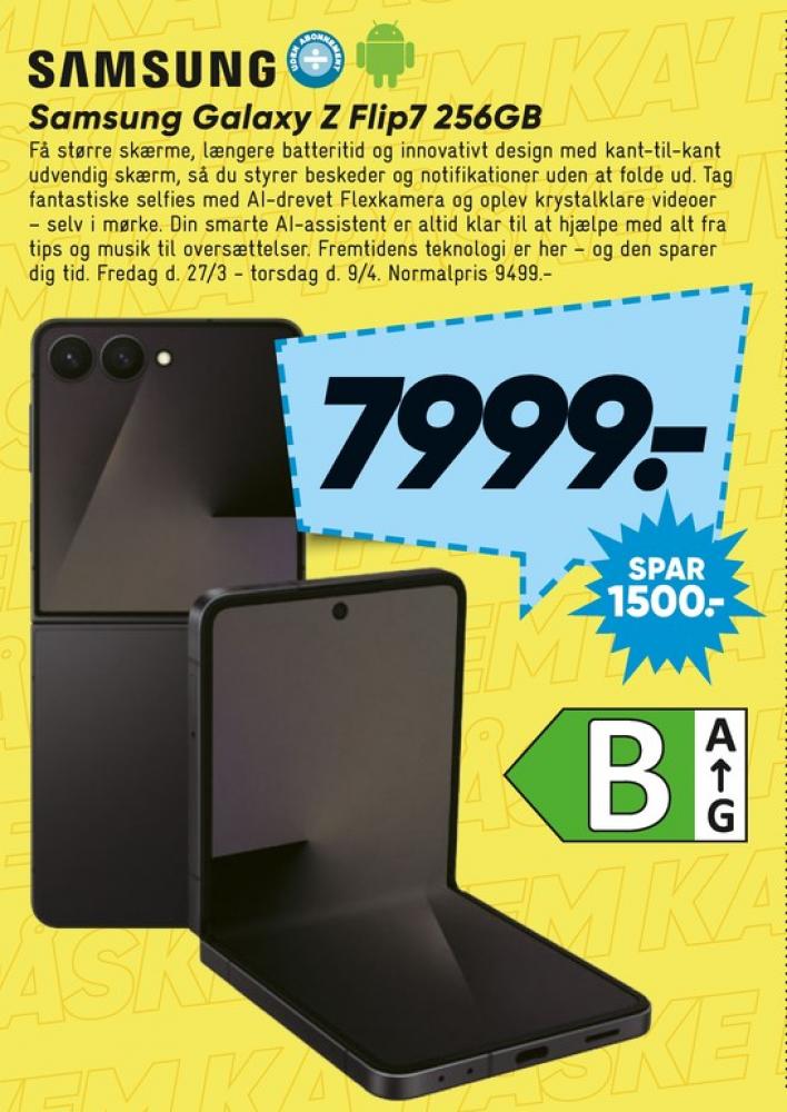 Samsung Galaxy Z Flip 7, Mobiltelefon