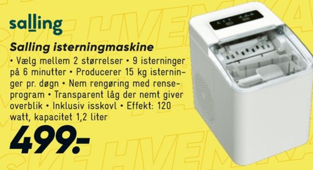 Salling, Isterningemaskine