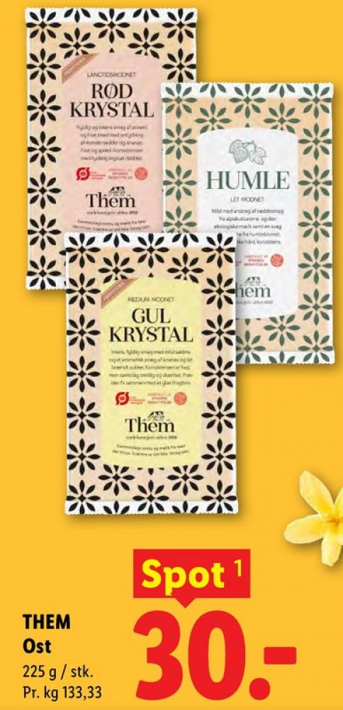 Them Ost, Skæreost Gul Krystal