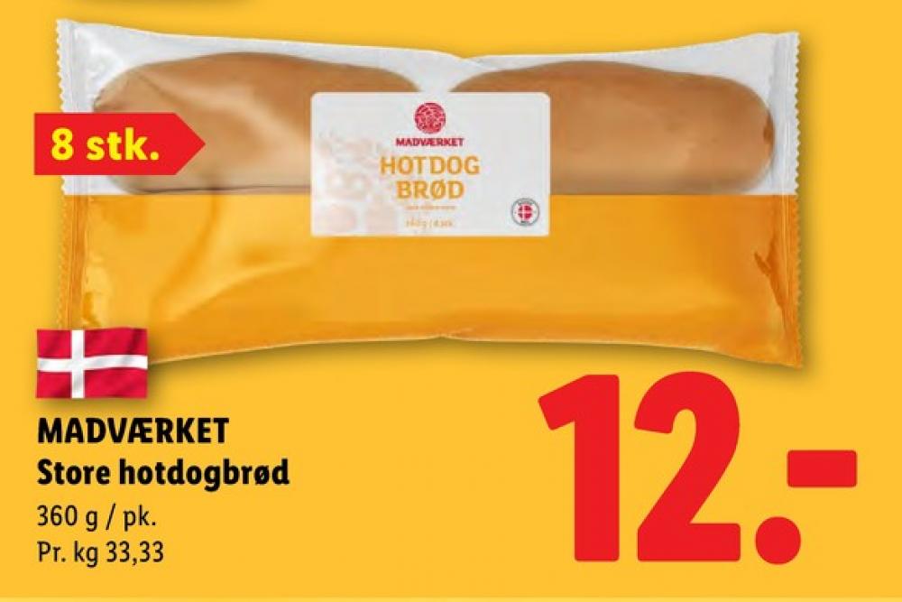 Madværket, Hotdogbrød