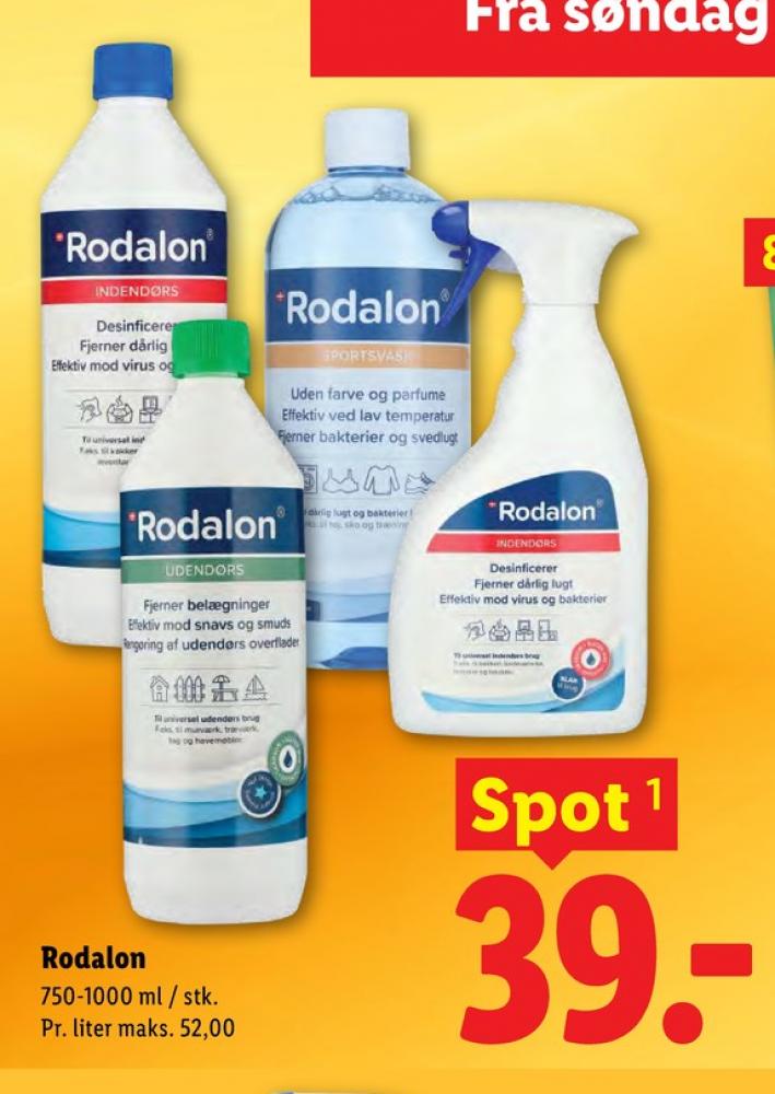 Rodalon, Rengøring - øvrige