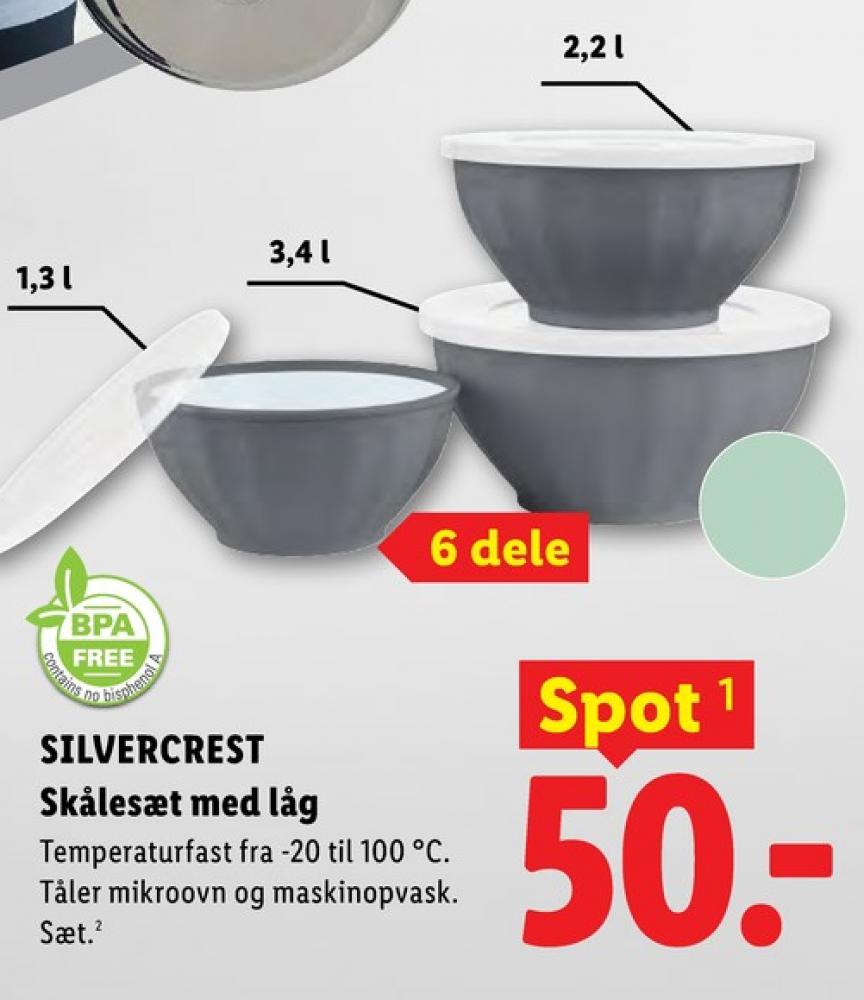 SilverCrest, Skålesæt