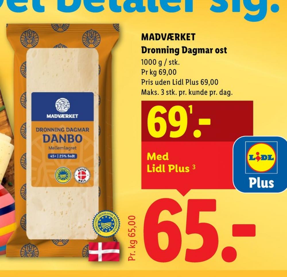 Madværket, Skæreost Dronning Dagmar Danbo