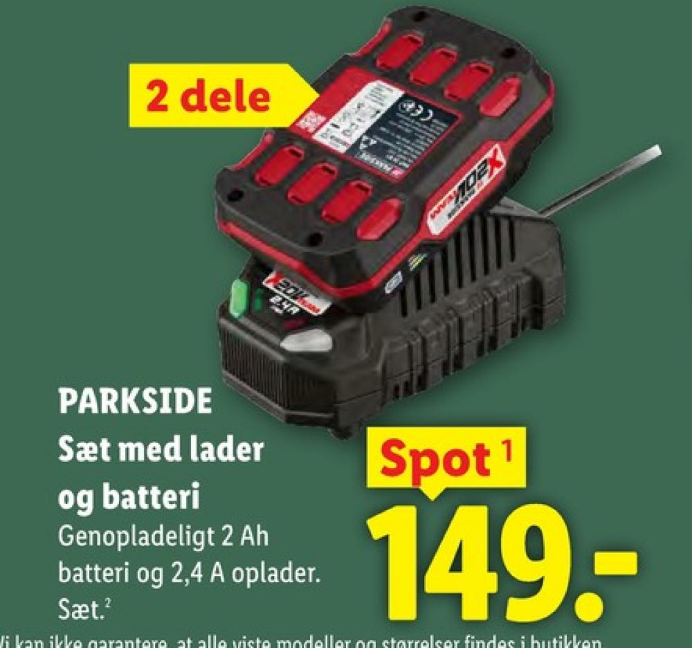 Parkside, Batteriladersæt