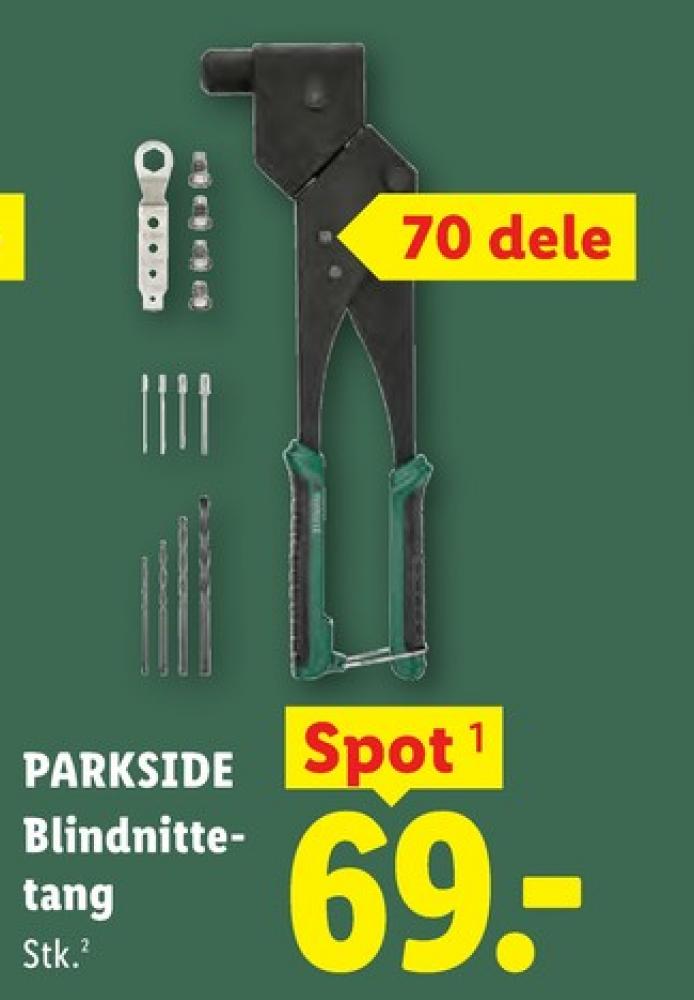 Parkside, Blindnittetang