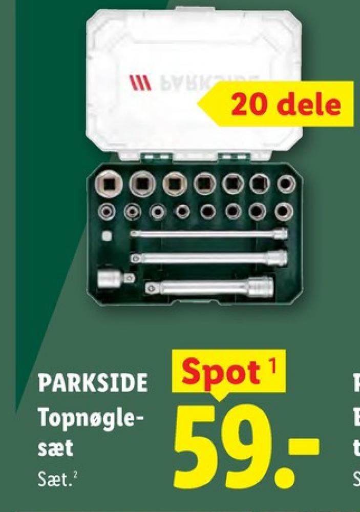 Parkside, Topnøglesæt