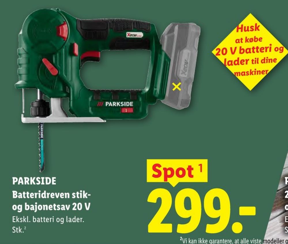 Parkside, Stik- og bajonetsav