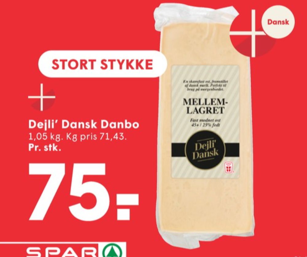 Dejli Dansk, Skæreost Mellemlagret