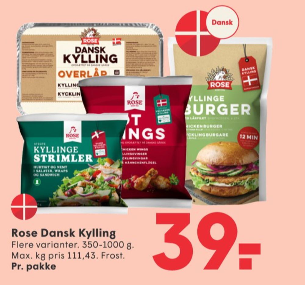 Rose, Kyllingeoverlår