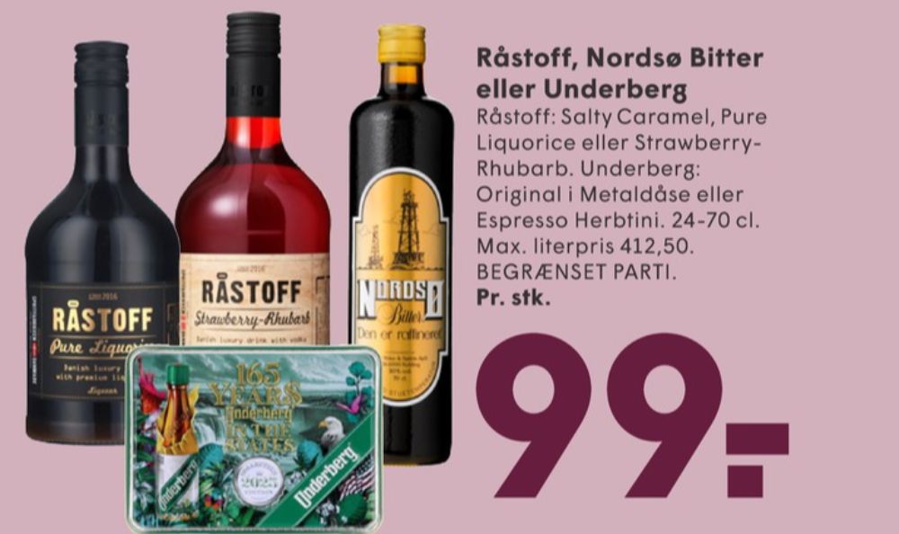 Råstoff Pure Liquorice, Shots