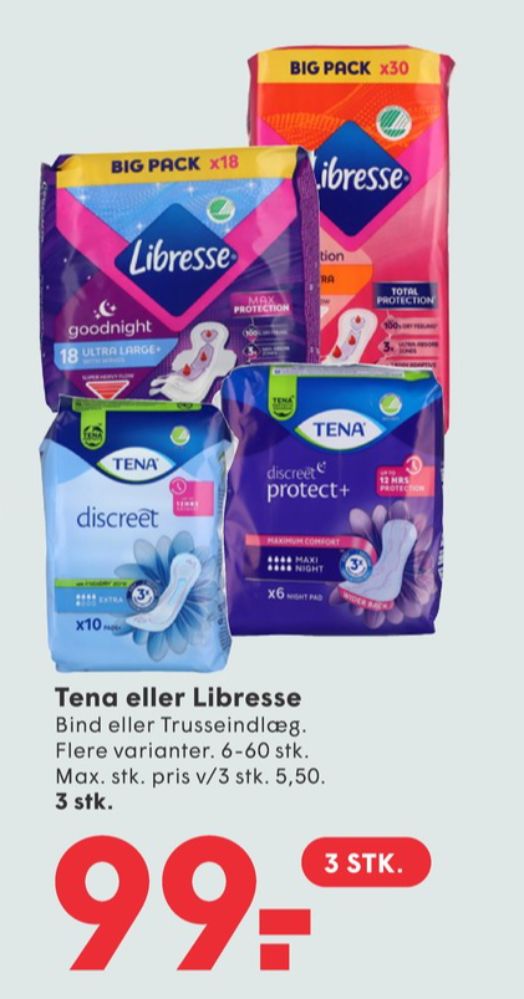 Libresse, Regular Black Trusseindlæg