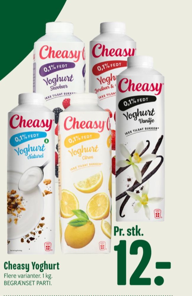 Cheasy, Vanilje Yoghurt 