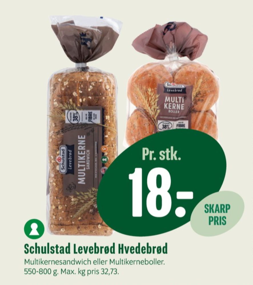 Schulstad Levebrød, Multikerne Sandwichbrød