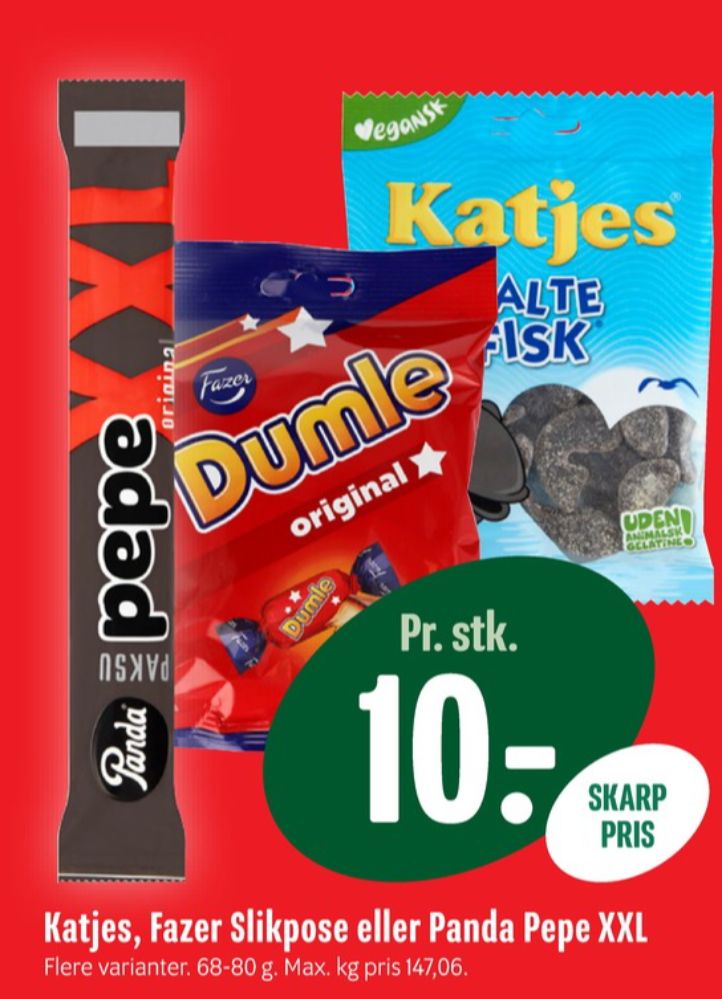 Panda Pepe, Lakridsstænger Original