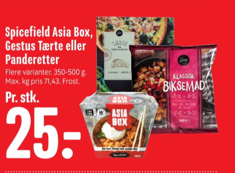 Gestus, Tærte med Skinke og Brocdoli