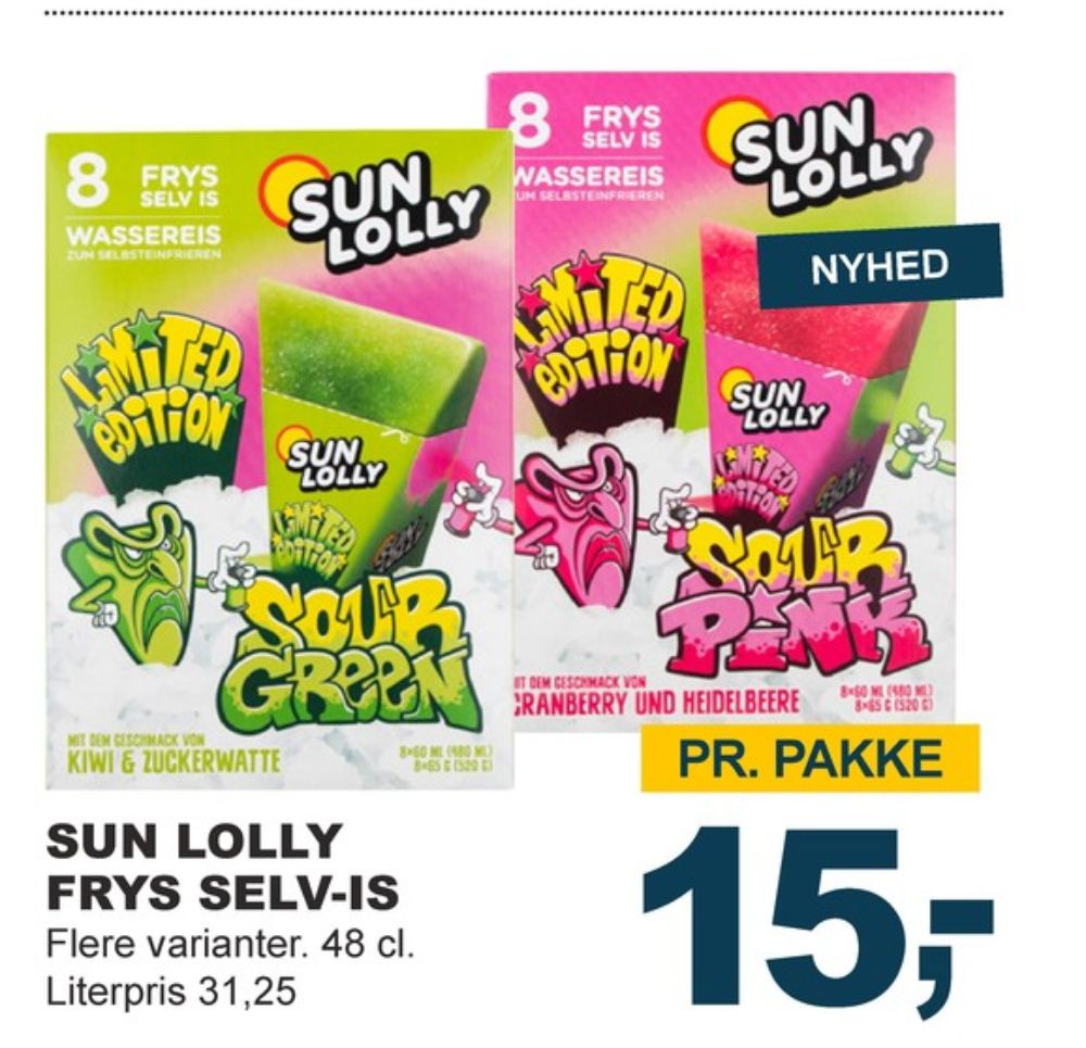Sun Lolly, Limited Edition Sour