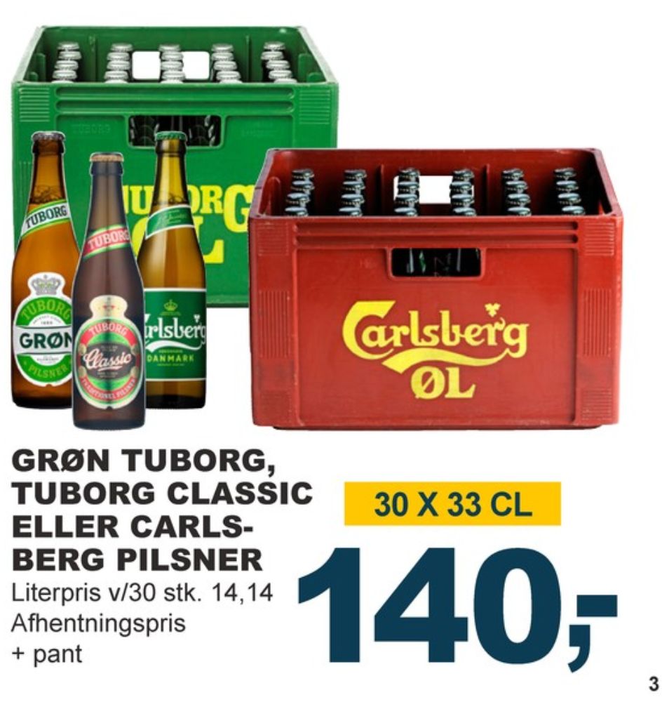 Carlsberg Pilsner, Øl