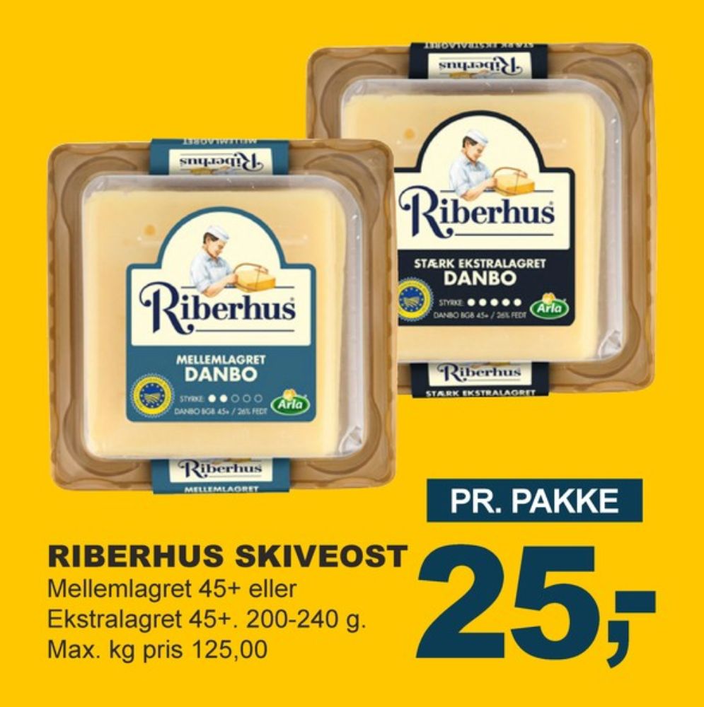 Riberhus, Skiveost Danbo Ekstralagret