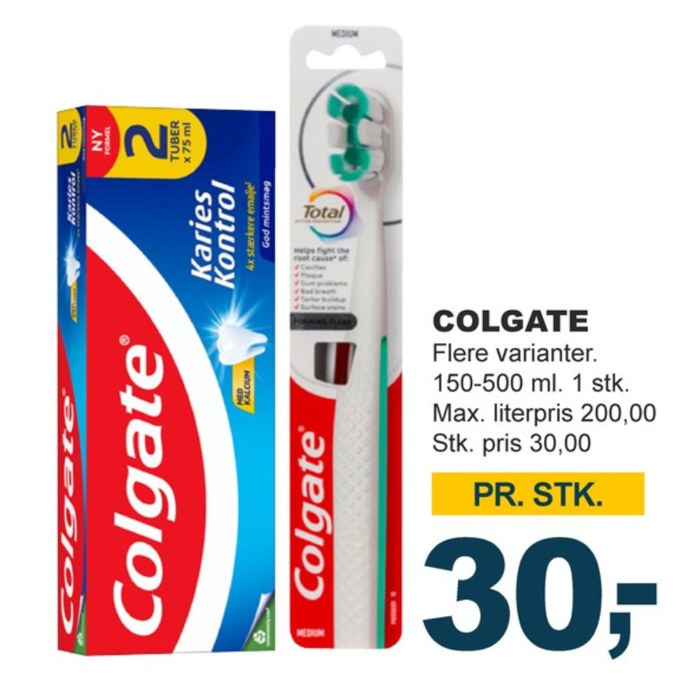 Colgate, Tandpasta