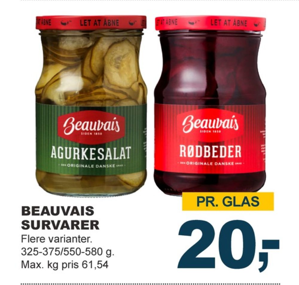 Beauvais, Agurkesalat