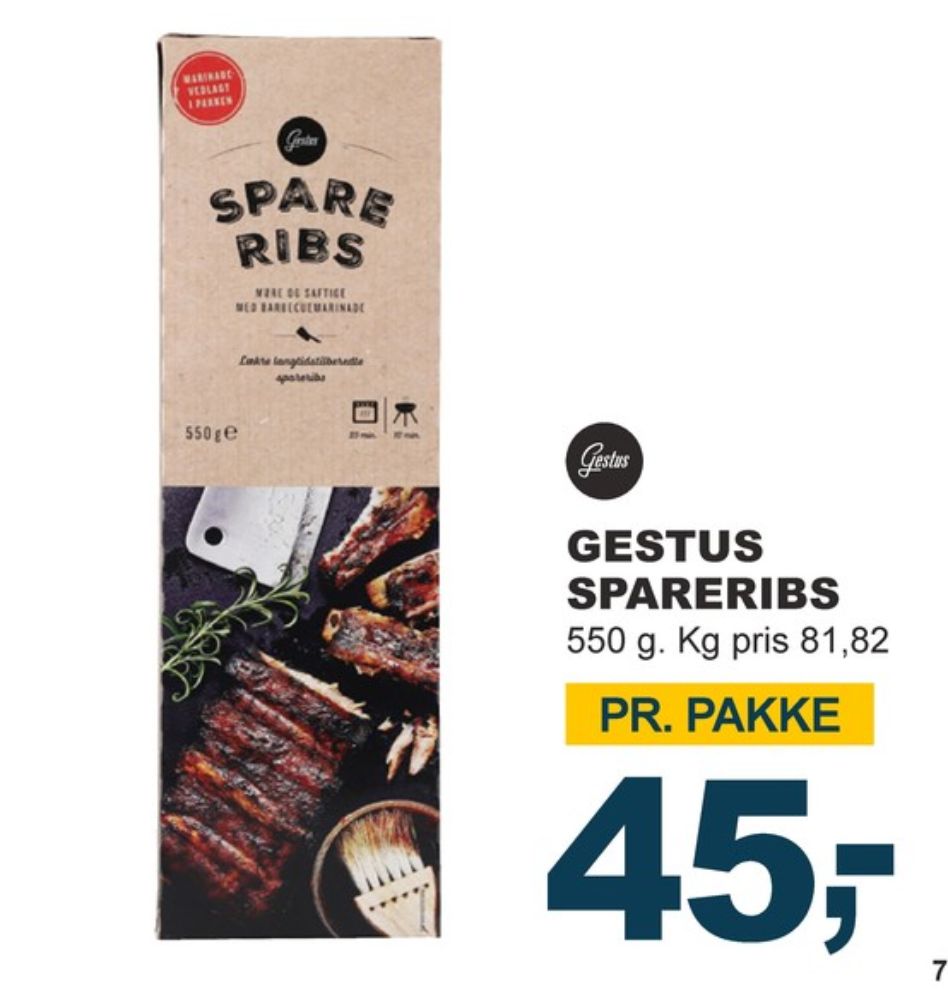 Gestus, Spareribs