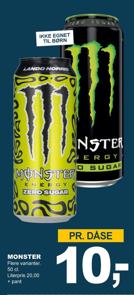 Monster Energy, Energidrik