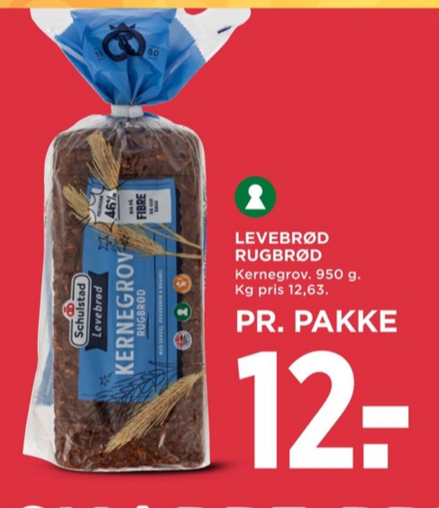 Schulstad Levebrød, Kernegrov Rugbrød