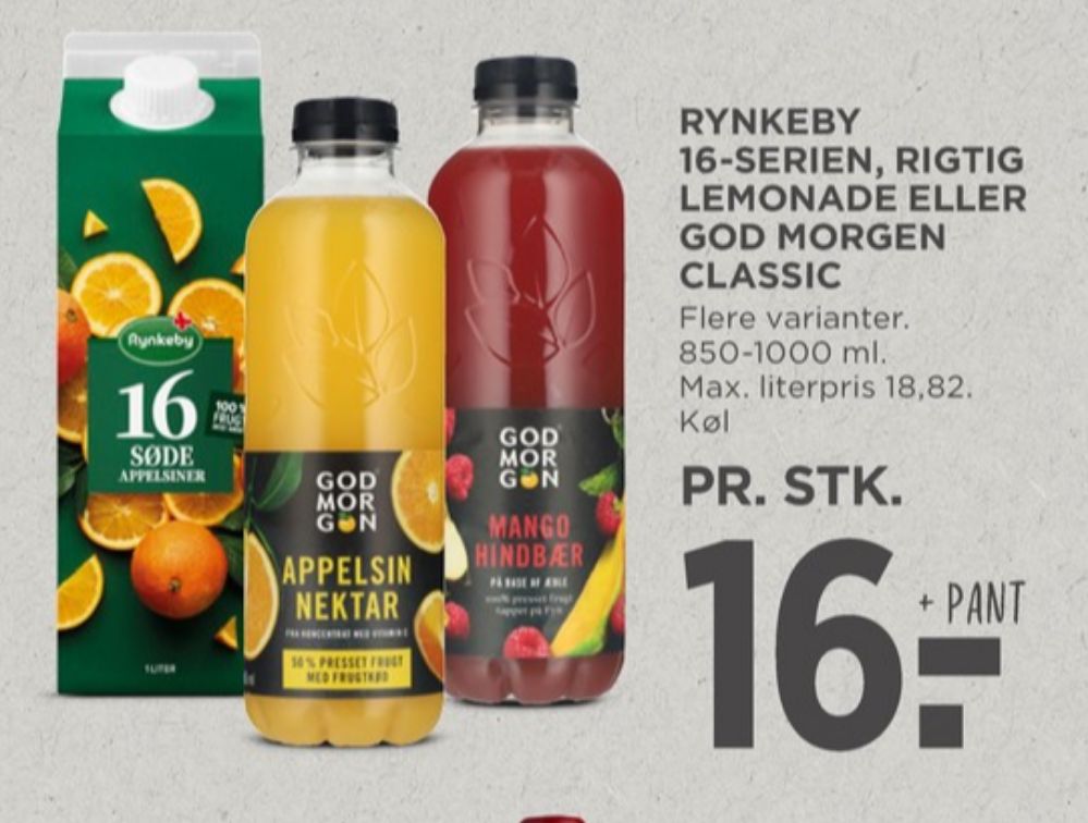 GodMorgen, Mango Hindbær Juice