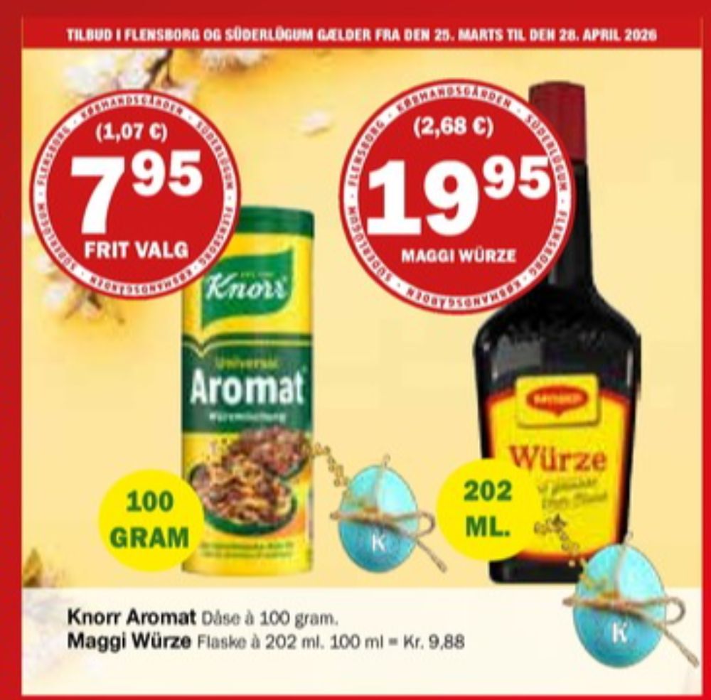 Knorr Aromat, Krydderier