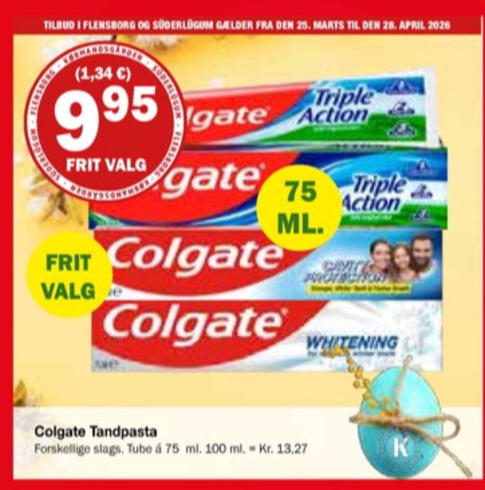 Colgate, Tandpasta