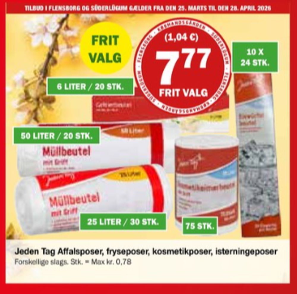 Jeden Tag, Affaldsposer