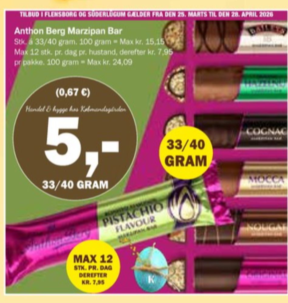 Anthon Berg, Marcipanbrød Cognac