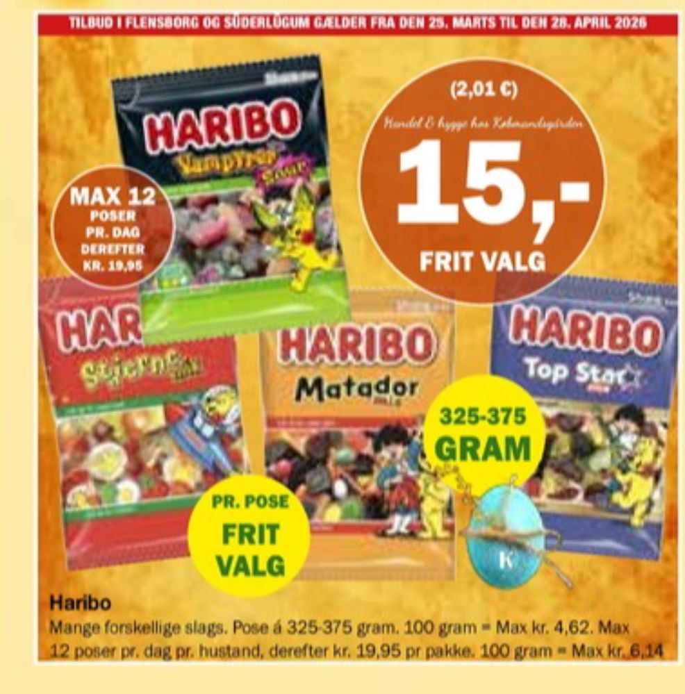 Haribo Stjernemix, Slikposer