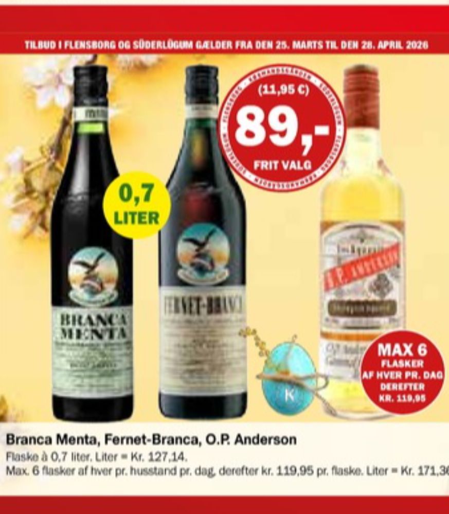 OP Anderson Original, Akvavit