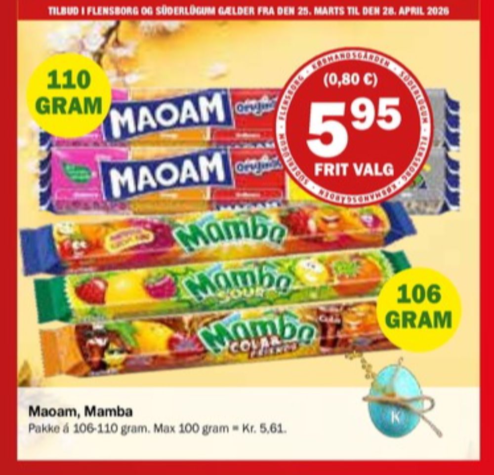 Maoam, Karameller