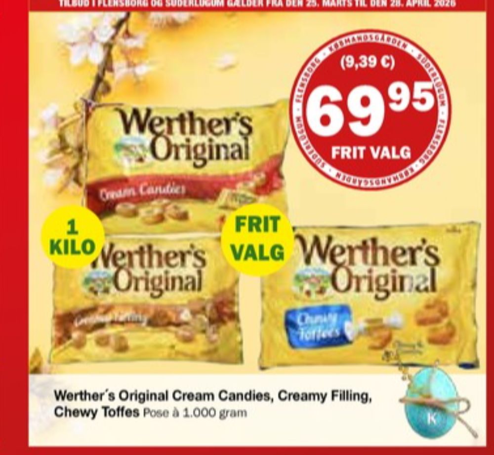 Werthers Original, Karameller Creamy Filling