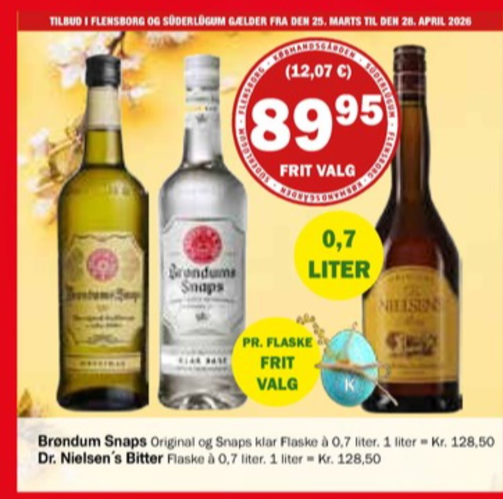 Brøndums  Klar, Snaps