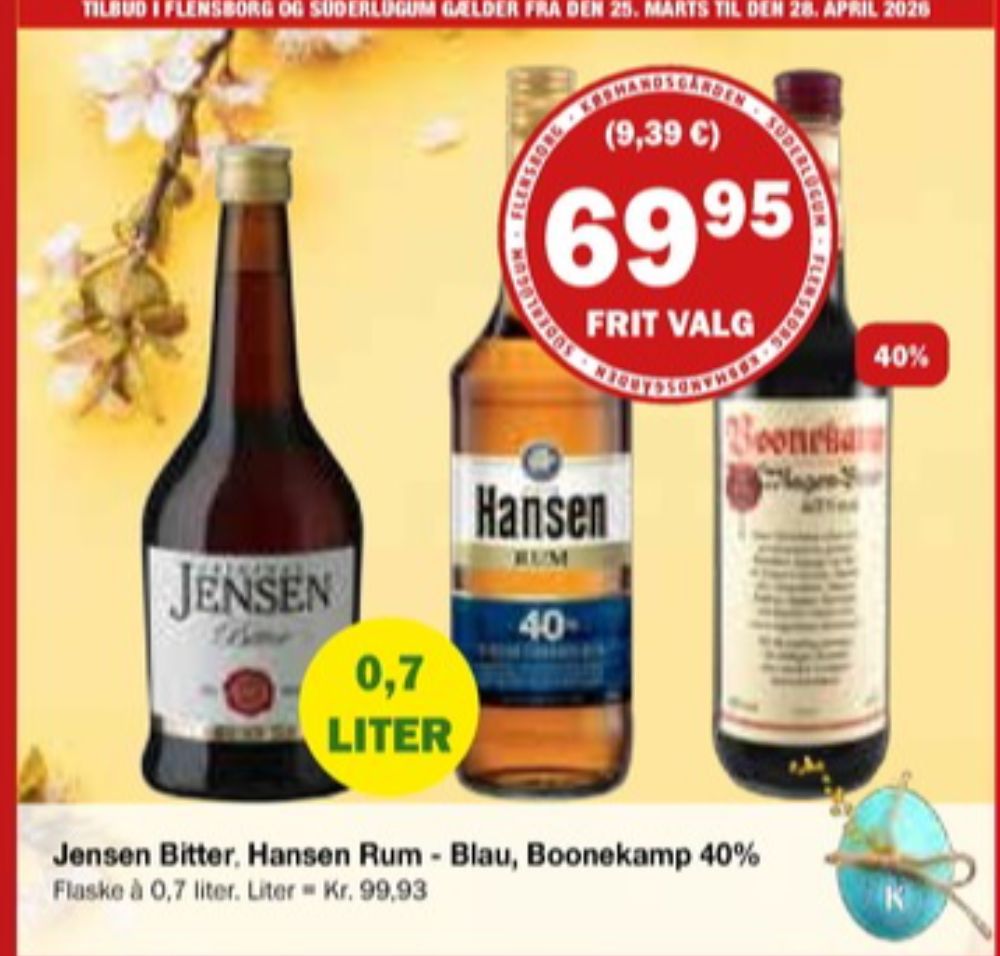 Jensen, Bitter