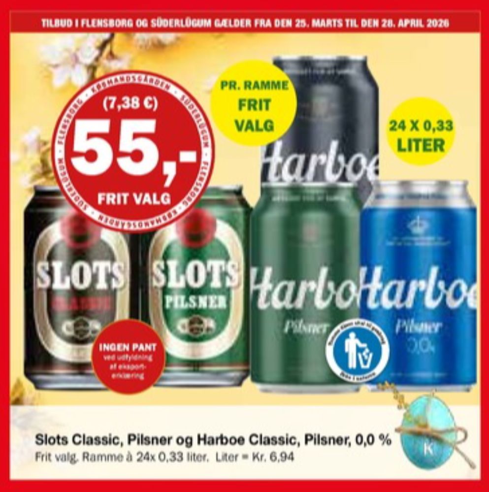 Slots Classic, Øl 24 pk.