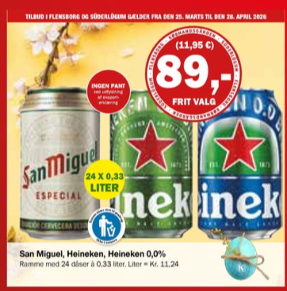 Heineken 0,0, Øl 24 pk.