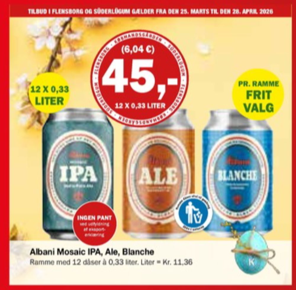 Albani Blanche, Specialøl 12 pk.