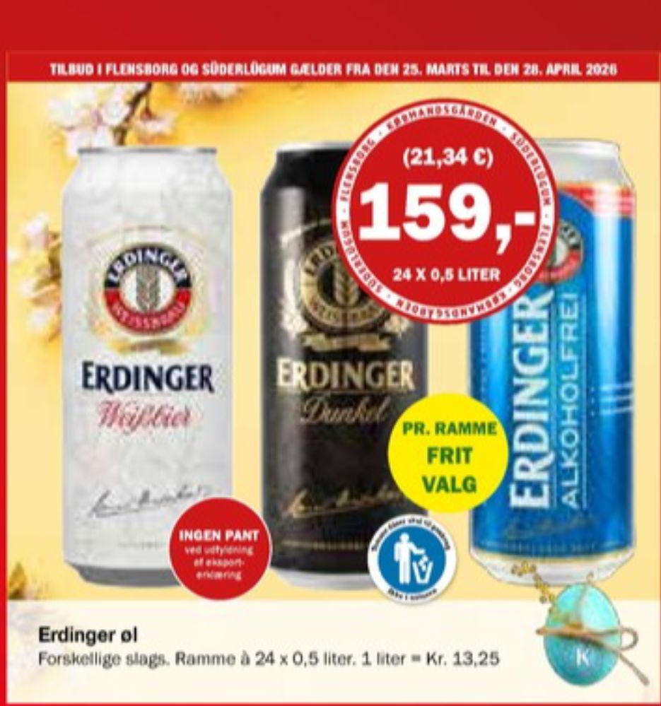 Erdinger Weissbier, Specialøl 24 pk.