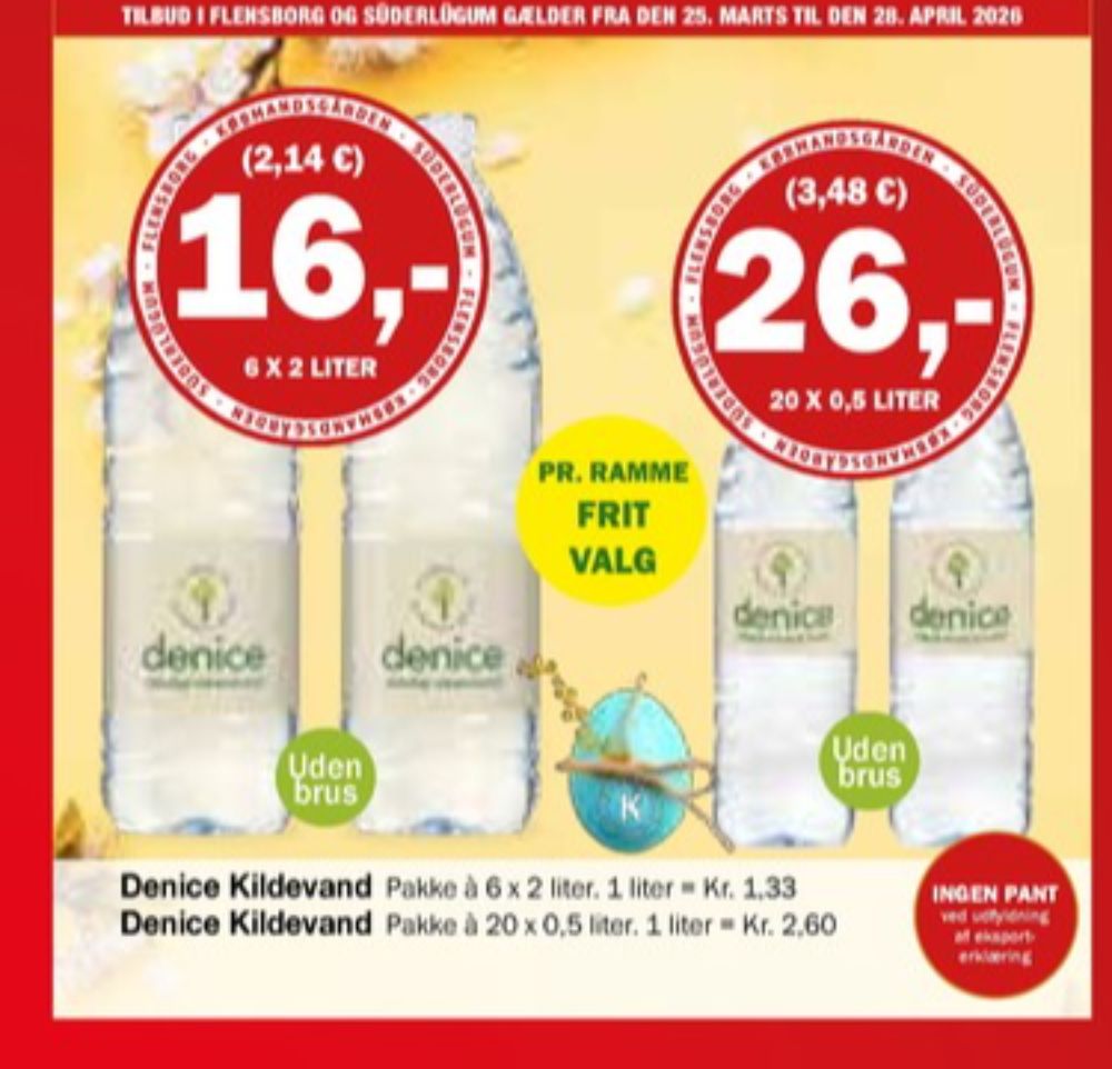 Denice, Mineralvand 6 pk.