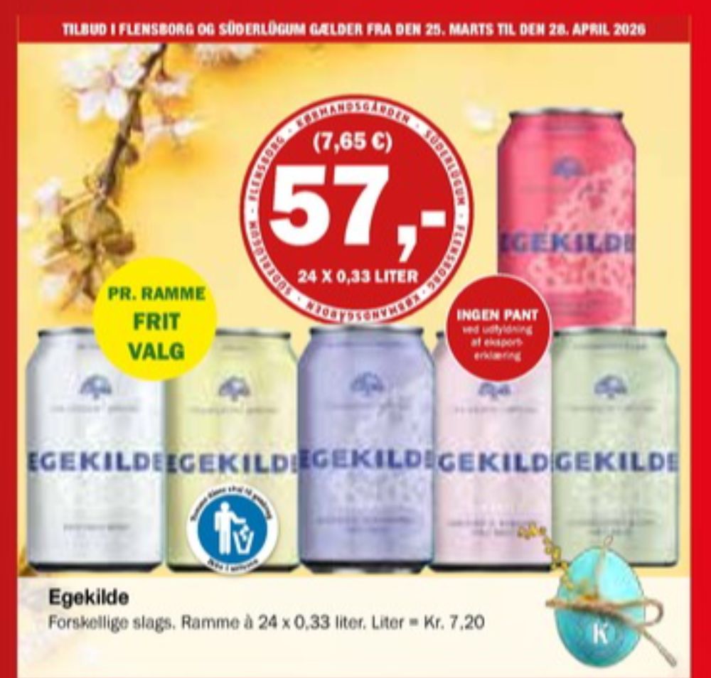 Egekilde Hyldeblomst-Lime, Mineralvand med brus, hyldeblomst og lime