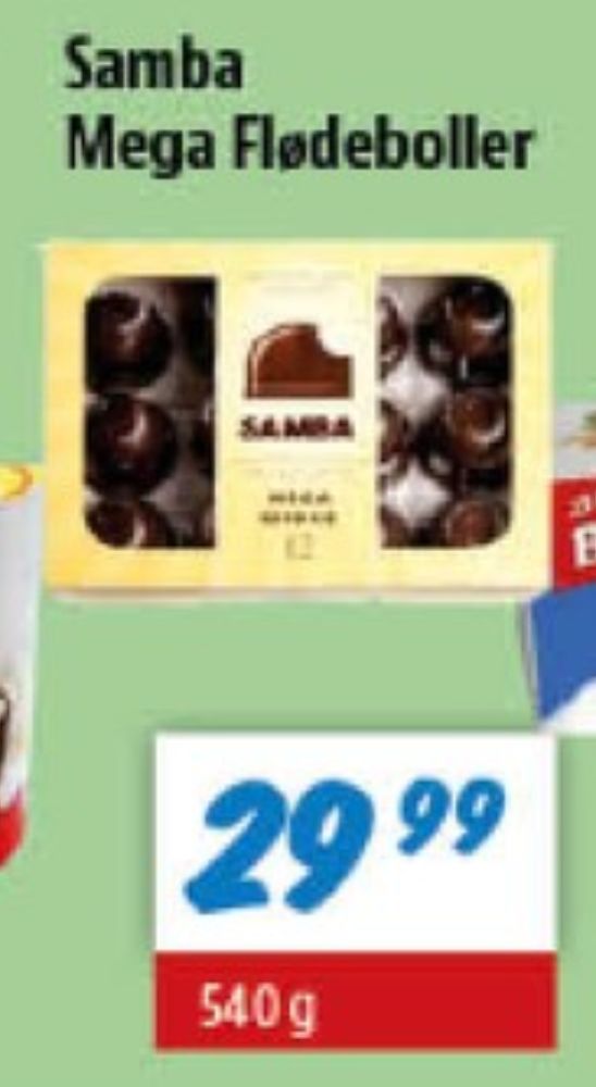 Samba, Flødeboller Mega Choko