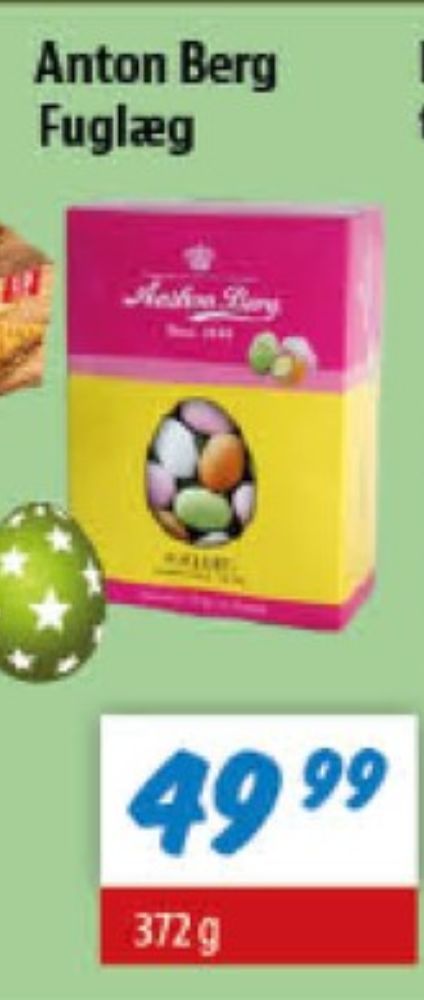 Anthon Berg Fugleæg, Marcipanæg