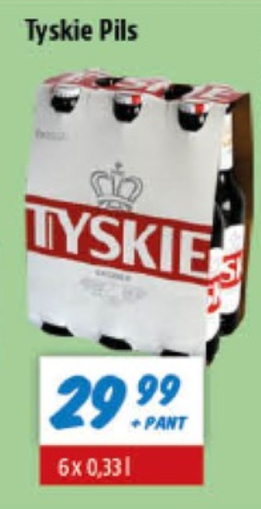 Tyskie, Øl 6 pk.