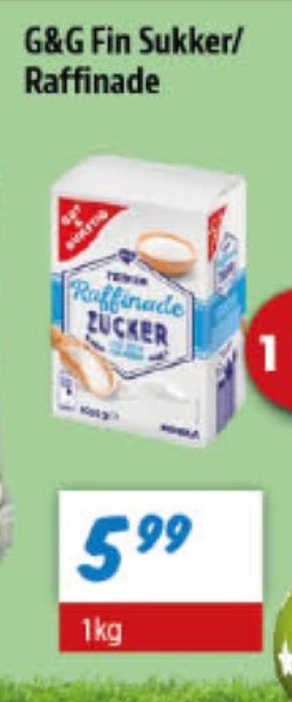 Gut & Günstig, Sukker