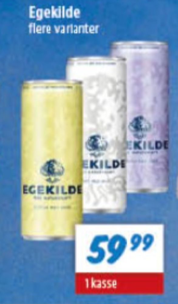 Egekilde Citrus, Mineralvand med brus 24 pk.