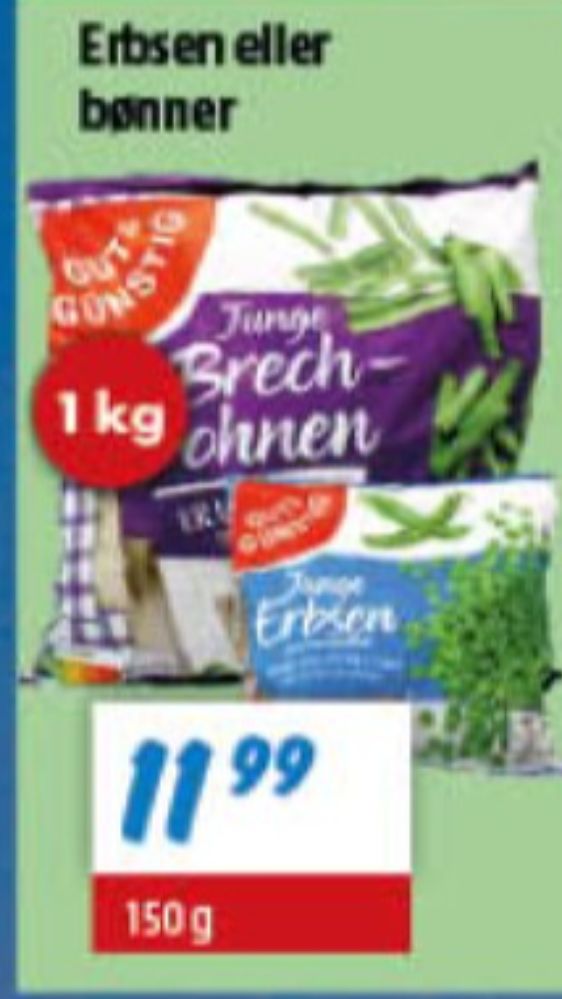 Gut & Günstig, Ærter